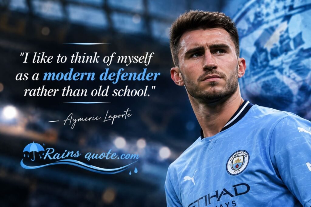 “I like to think of myself as a modern defender rather than old school.”