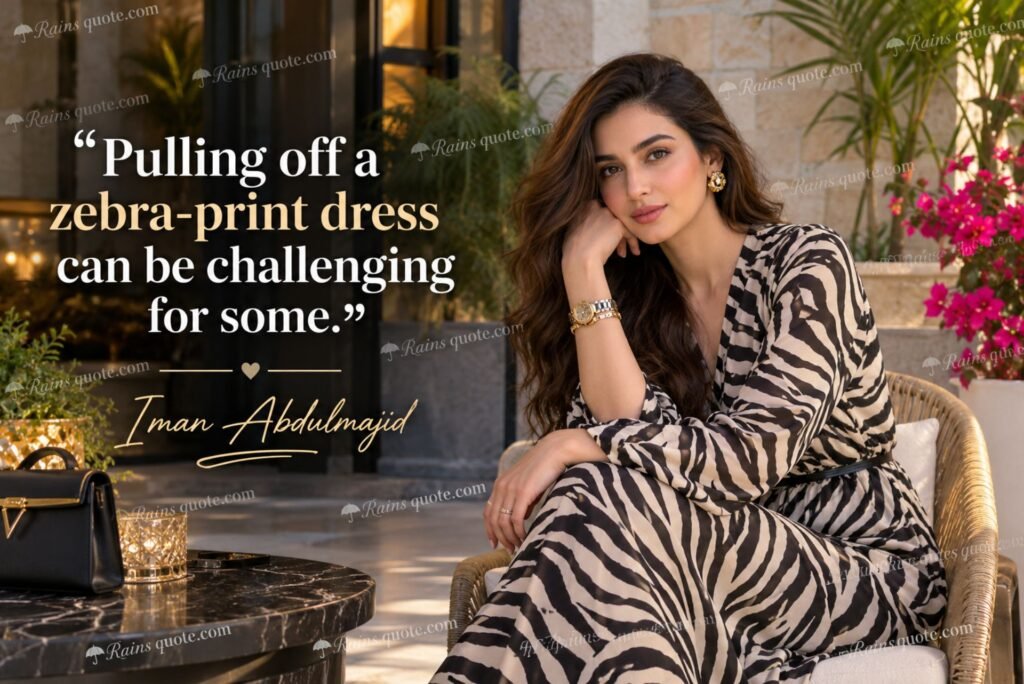 “Pulling off a zebra-print dress can be challenging for some.”