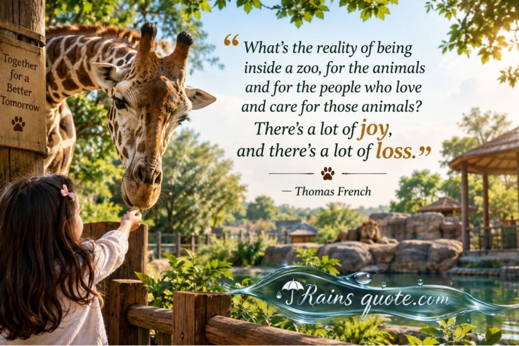“What's the reality of being inside a zoo, for the animals and for the people who love and care for those animals? There's a lot of joy, and there's a lot of loss.”