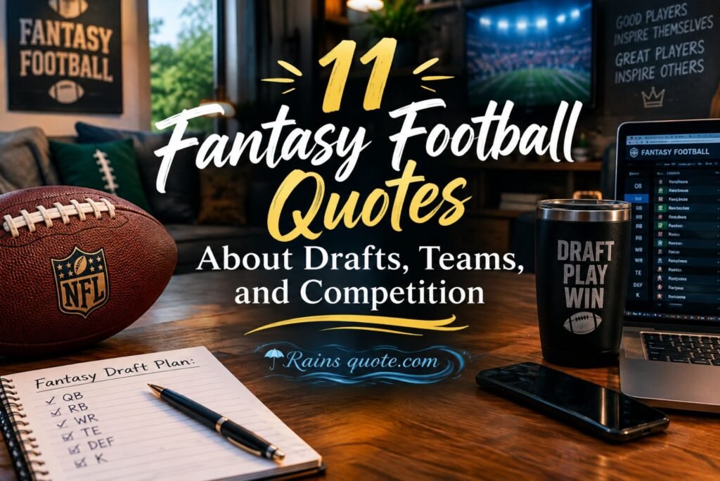 11 Fantasy Football Quotes About Drafts, Teams, and Competition 