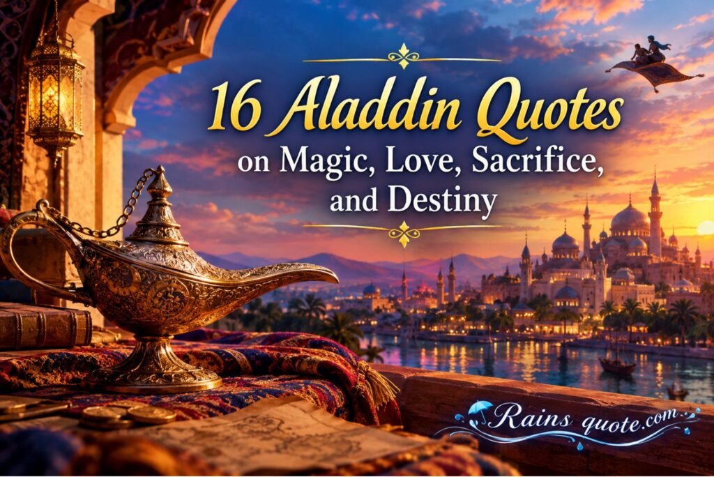 16 Aladdin Quotes on Magic, Love, Sacrifice, and Destiny 