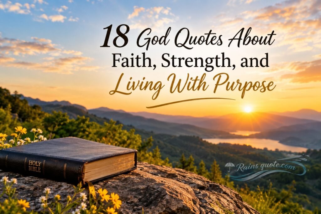 18 God Quotes About Faith, Strength, and Living With Purpose 