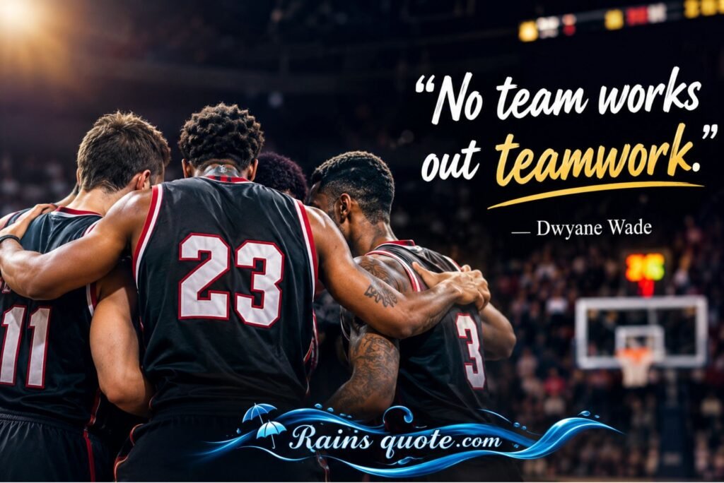 “No team works out teamwork.”