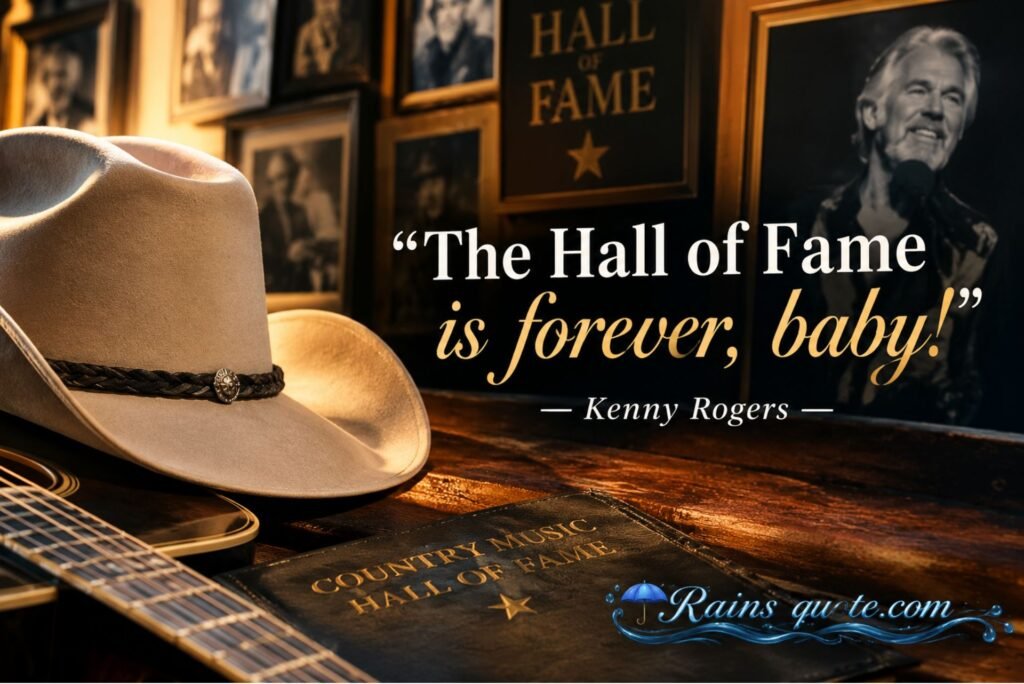 “The Hall of Fame is forever, baby!”